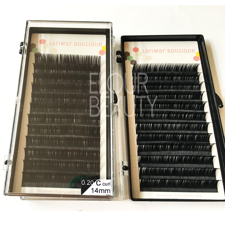 Wholesale 100% handmade individual mink eyelashes extensions manufacturer EL02